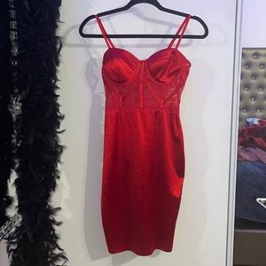 Red sexy dress